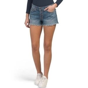 Lucky Brand The Cut Off Blue Wash Denim Jean Shorts Size 2/26 - New with tags